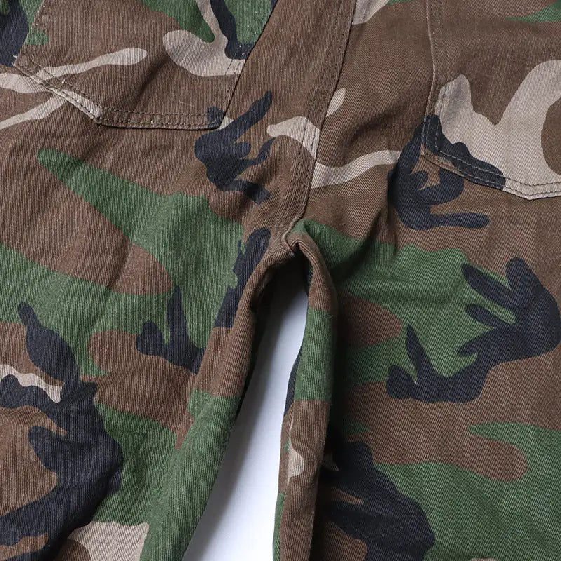 Brielle Camouflage Cargo Denim Jumpsuit