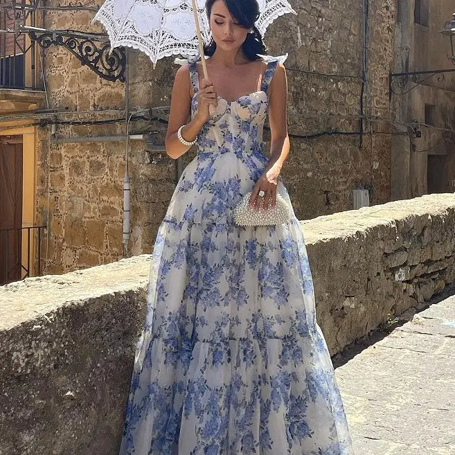 2024 Spring Summer Off-Shoulder Elegant Evening Dress