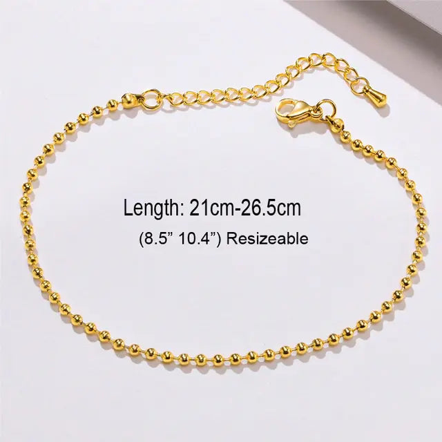 Adjustable Snake Chain Anklet