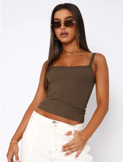 Women's Slim Fit Cropped Camisole
