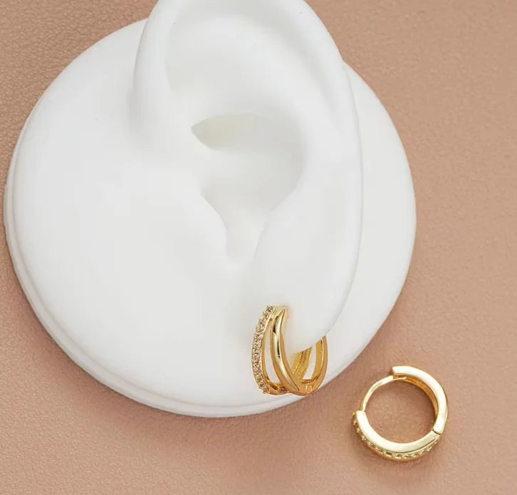 Double-Circle Earrings