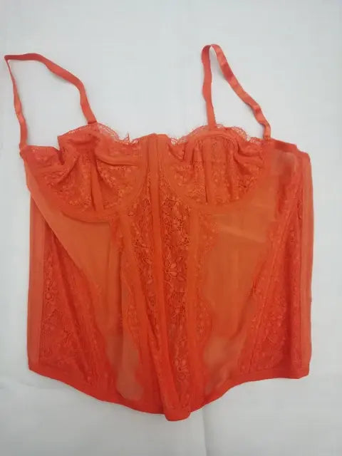 Mesh Lace Bustier Crop Top Summer Style