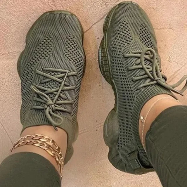Mesh Flats Shoes