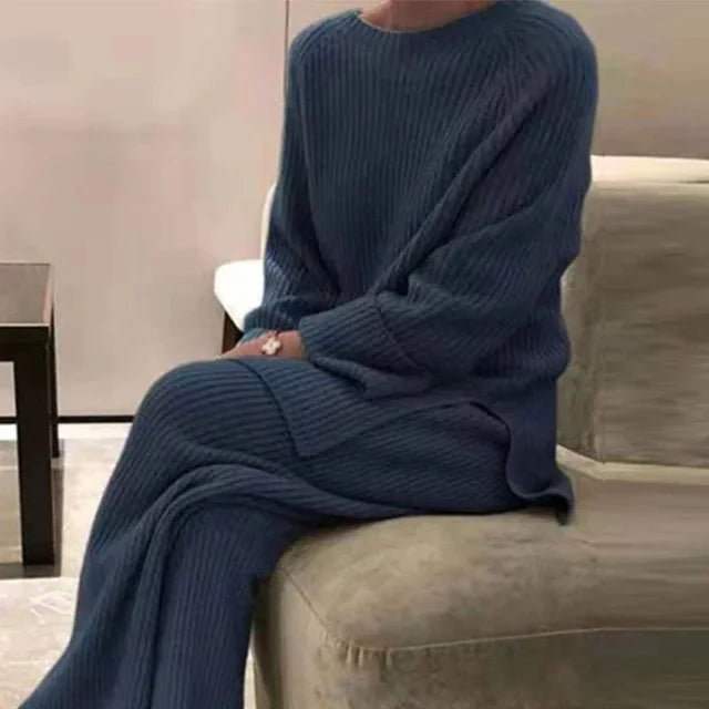 2022 Women's Knitted Sweater Suit