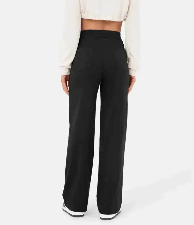 Elisa - Hög midja elastiska casual broek