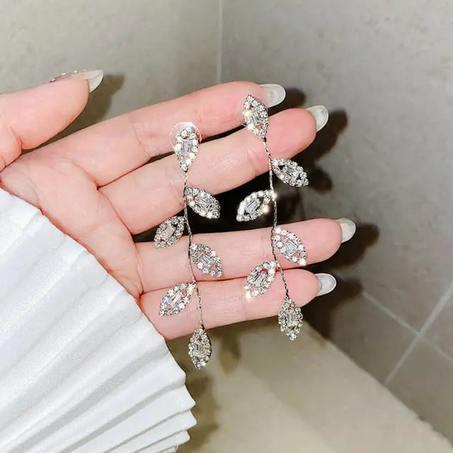 Elegant 14K Gold CZ Stud Earrings