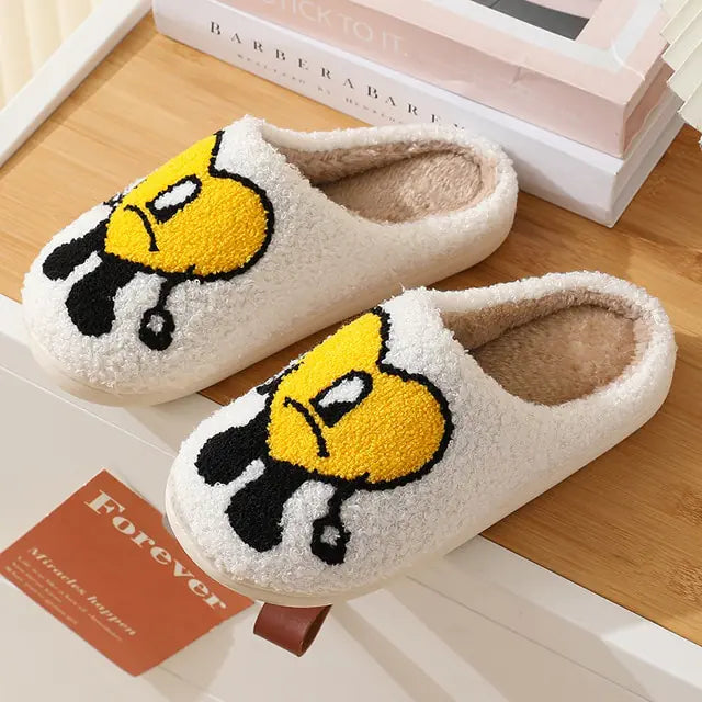 Bad Bunny Fluffy Slippers
