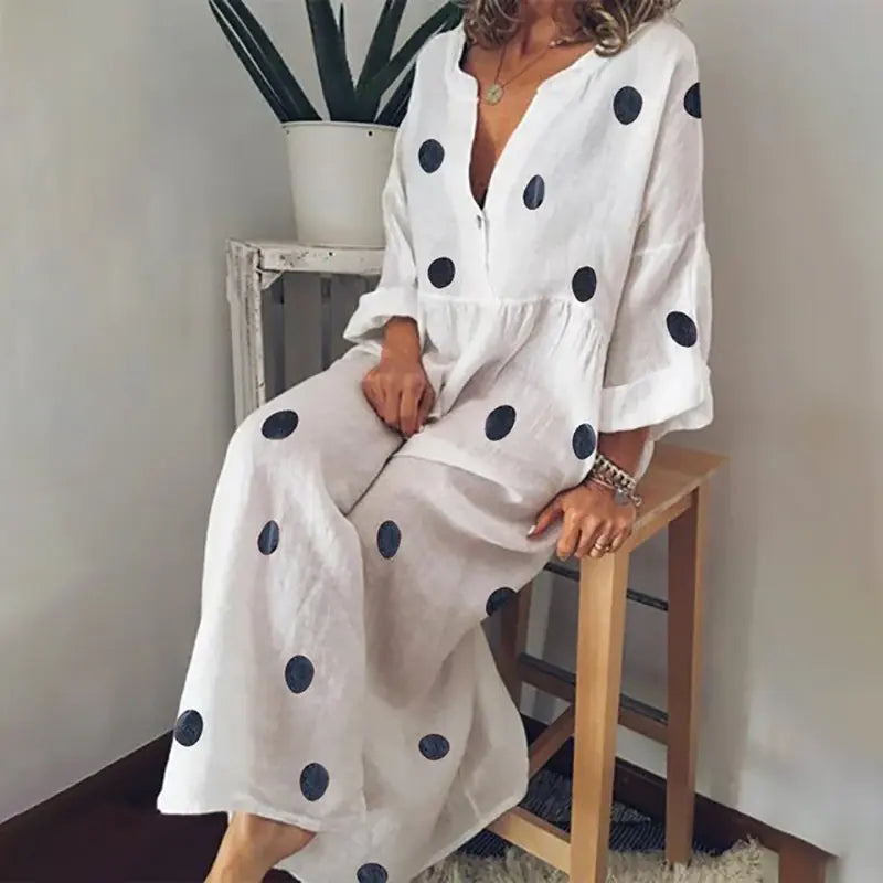 Bohemian Printed Maxi Dress
