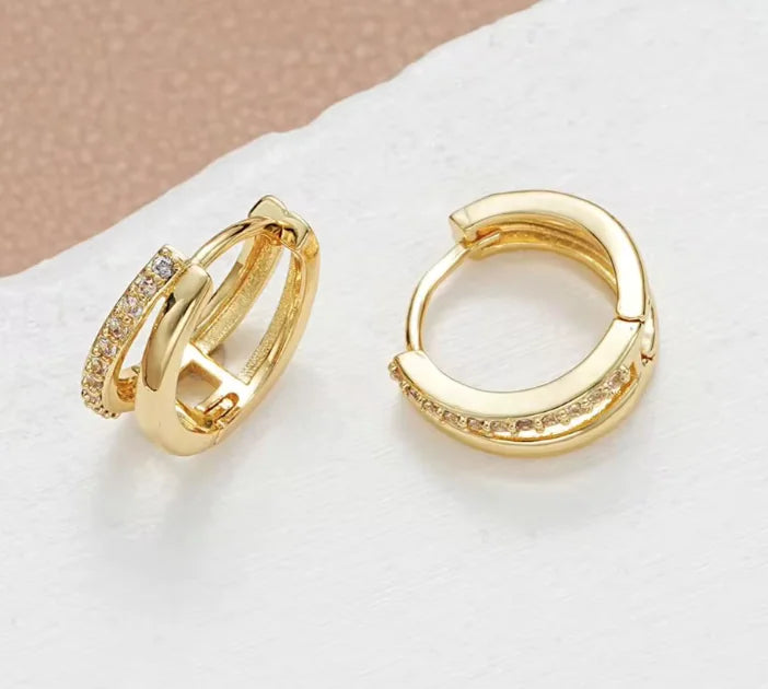 Double-Circle Earrings