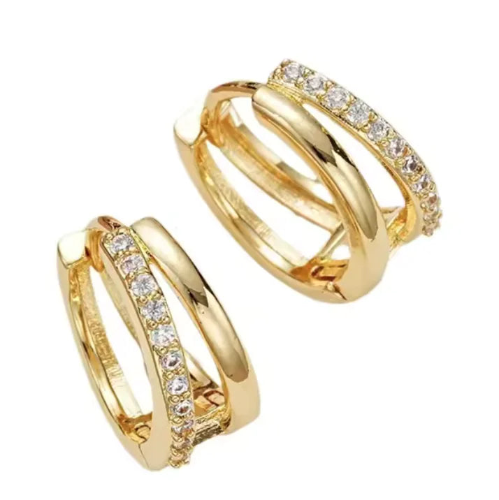Double-Circle Earrings