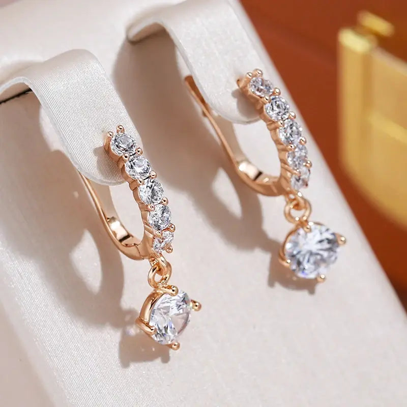Gold Dangle Earrings