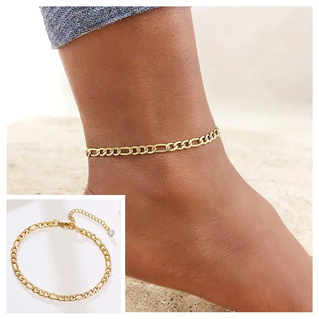Adjustable Snake Chain Anklet