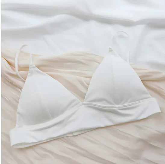 Solid Color Deep V Neck Camisole Top