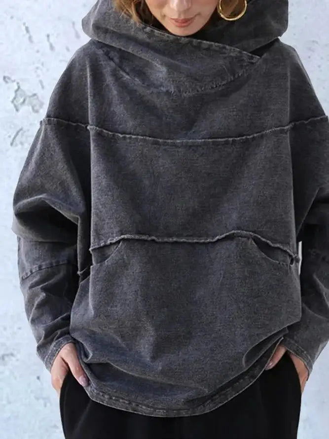 Fashionable Loose Cotton Hoodie