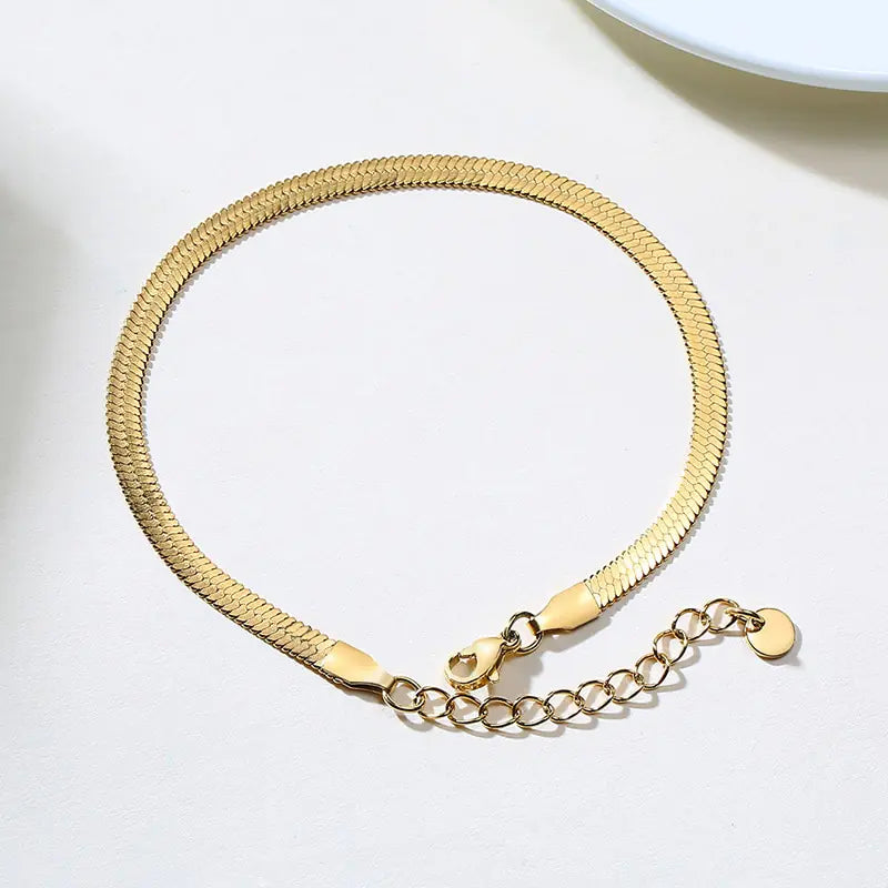 Adjustable Snake Chain Anklet