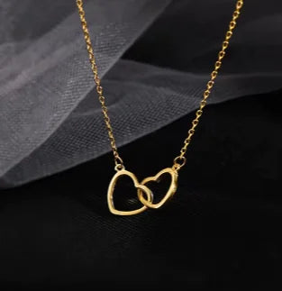 Hollow Love Heart Pendant Necklace