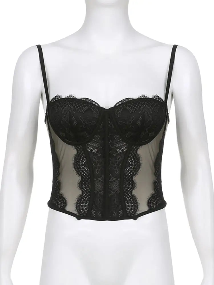 Emma Lace Corset Elegant Undergarment Choice