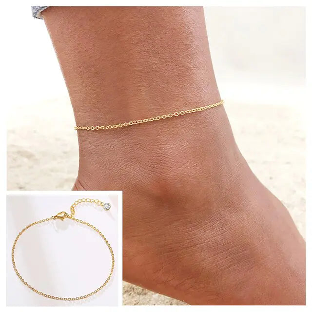 Adjustable Snake Chain Anklet