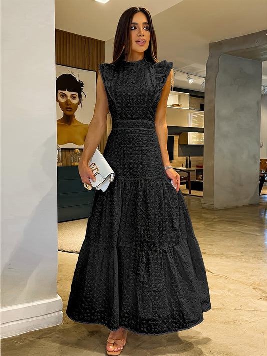Elegant Flutter Maxi Dress
