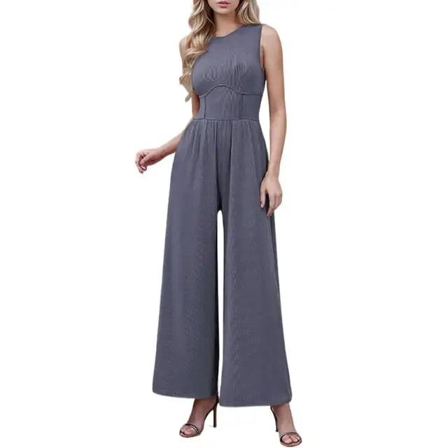 Summer Ribbed Jumpsuits