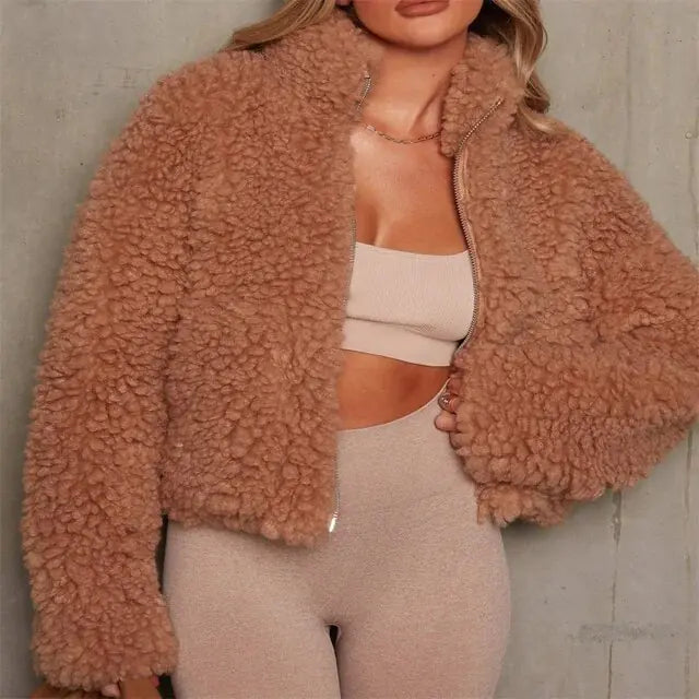 Lamb Wool Coat Jacket