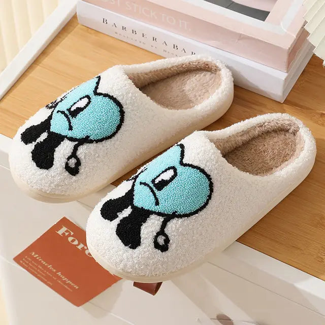 Bad Bunny Fluffy Slippers