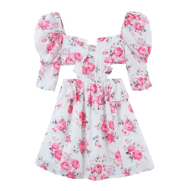 Pink Floral Dress