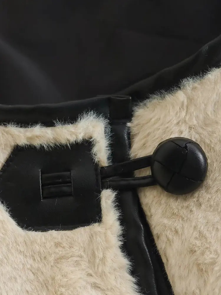 Fleece Patchwork Jacket