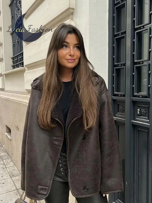 Fleece Patchwork Jacket