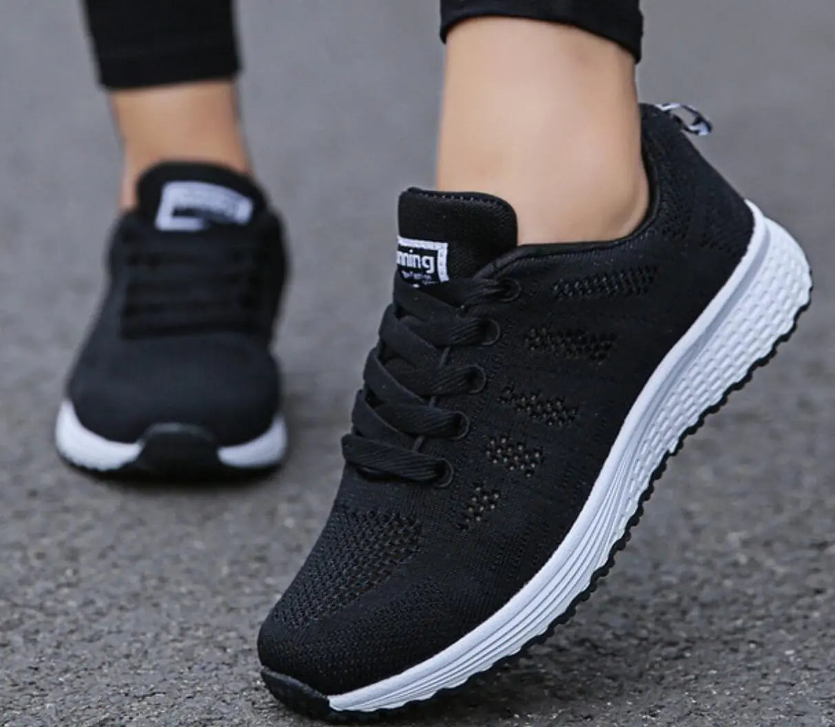 Flats Sneakers Mesh Breathable