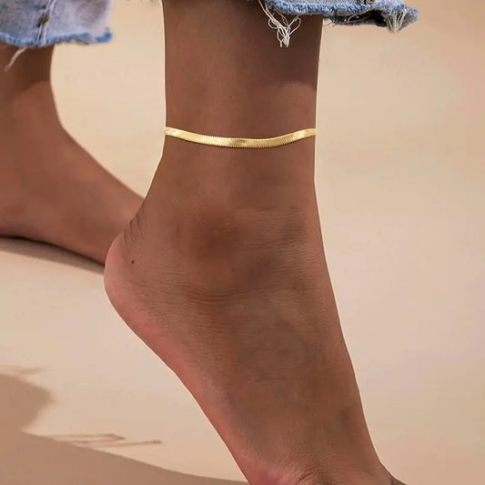Adjustable Snake Chain Anklet