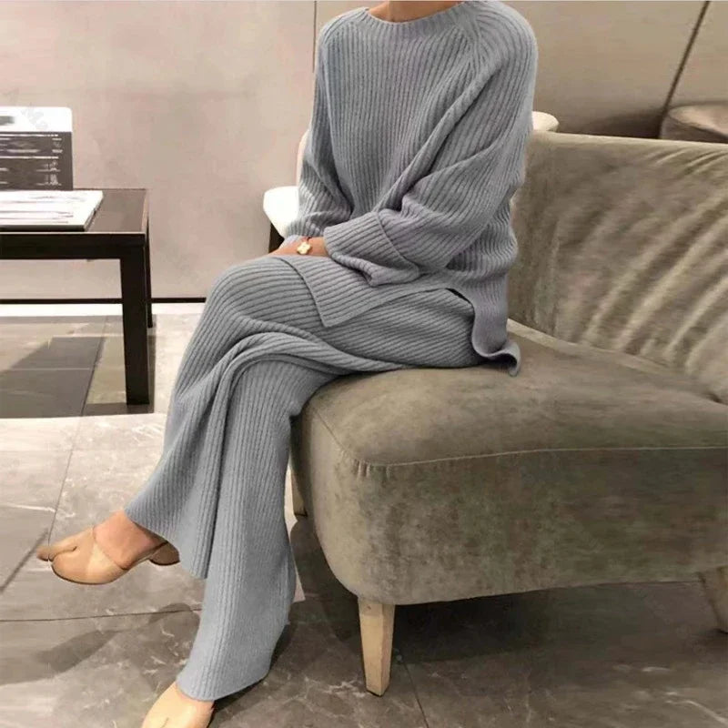 2022 Women's Knitted Sweater Suit
