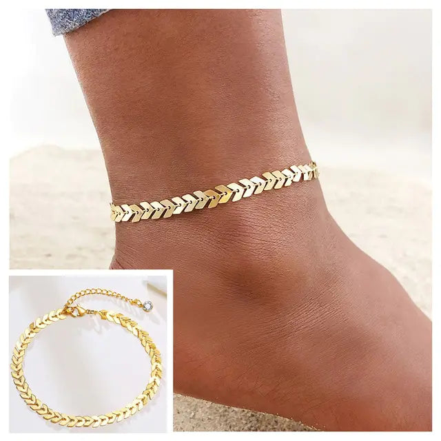 Adjustable Snake Chain Anklet