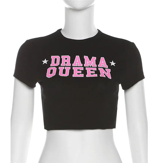 Drama Queen Star Graphic Baby Tee