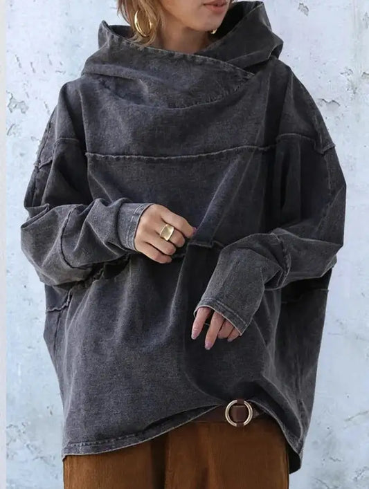 Fashionable Loose Cotton Hoodie