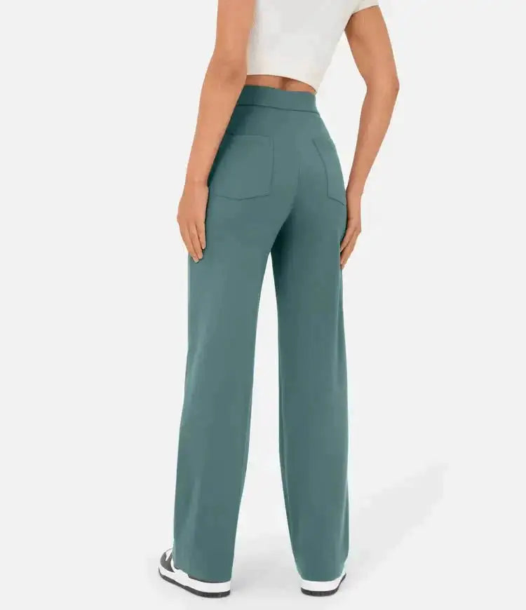Elisa - Hög midja elastiska casual broek