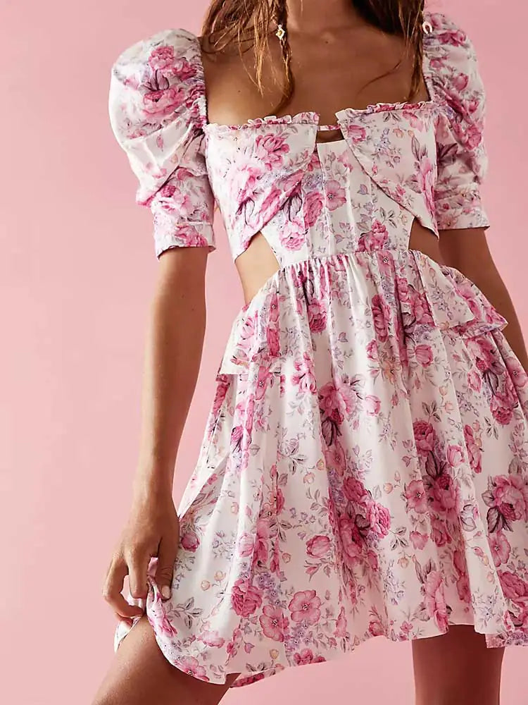 Pink Floral Dress