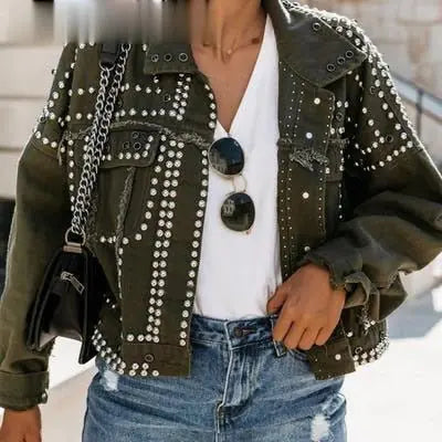 Becevo Vintage-Inspired Denim Jacket