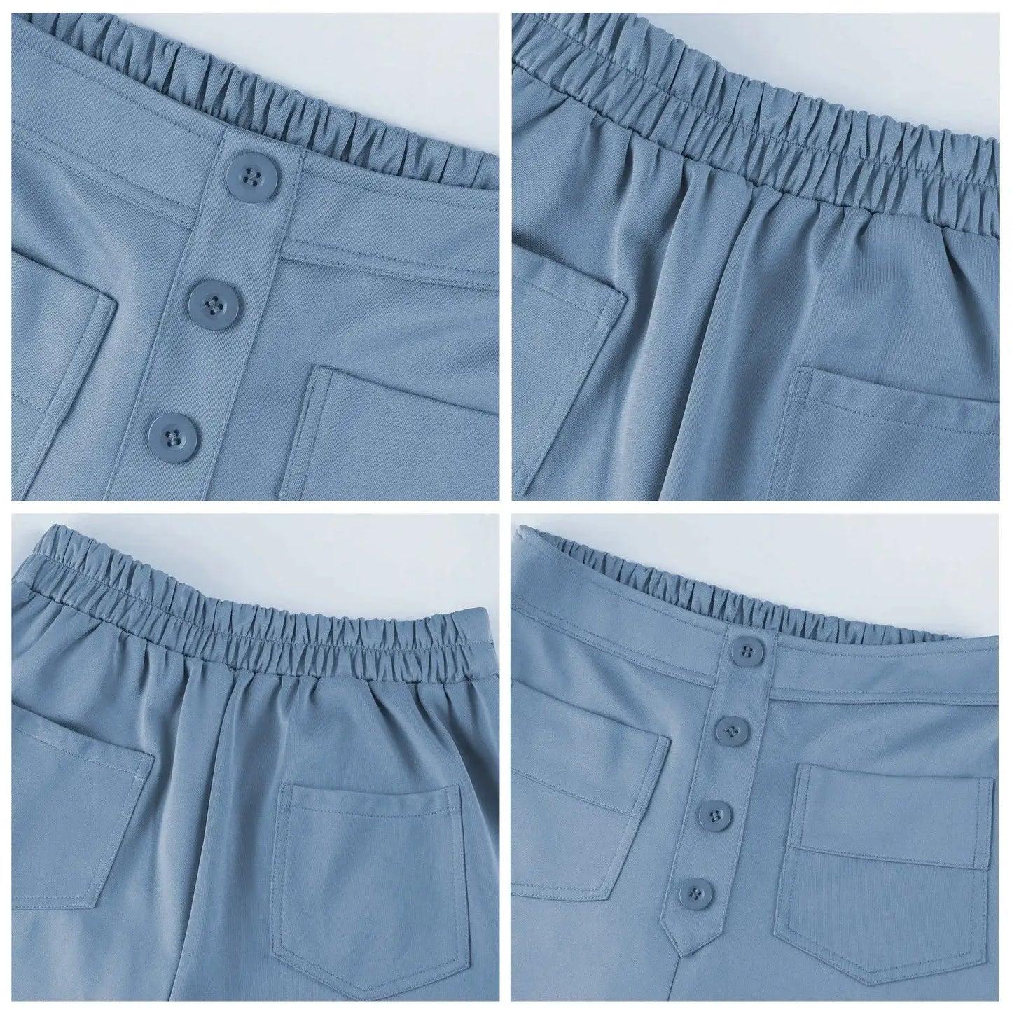Elisa - Hög midja elastiska casual broek