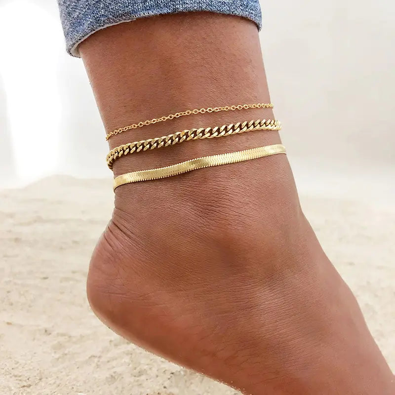 Adjustable Snake Chain Anklet
