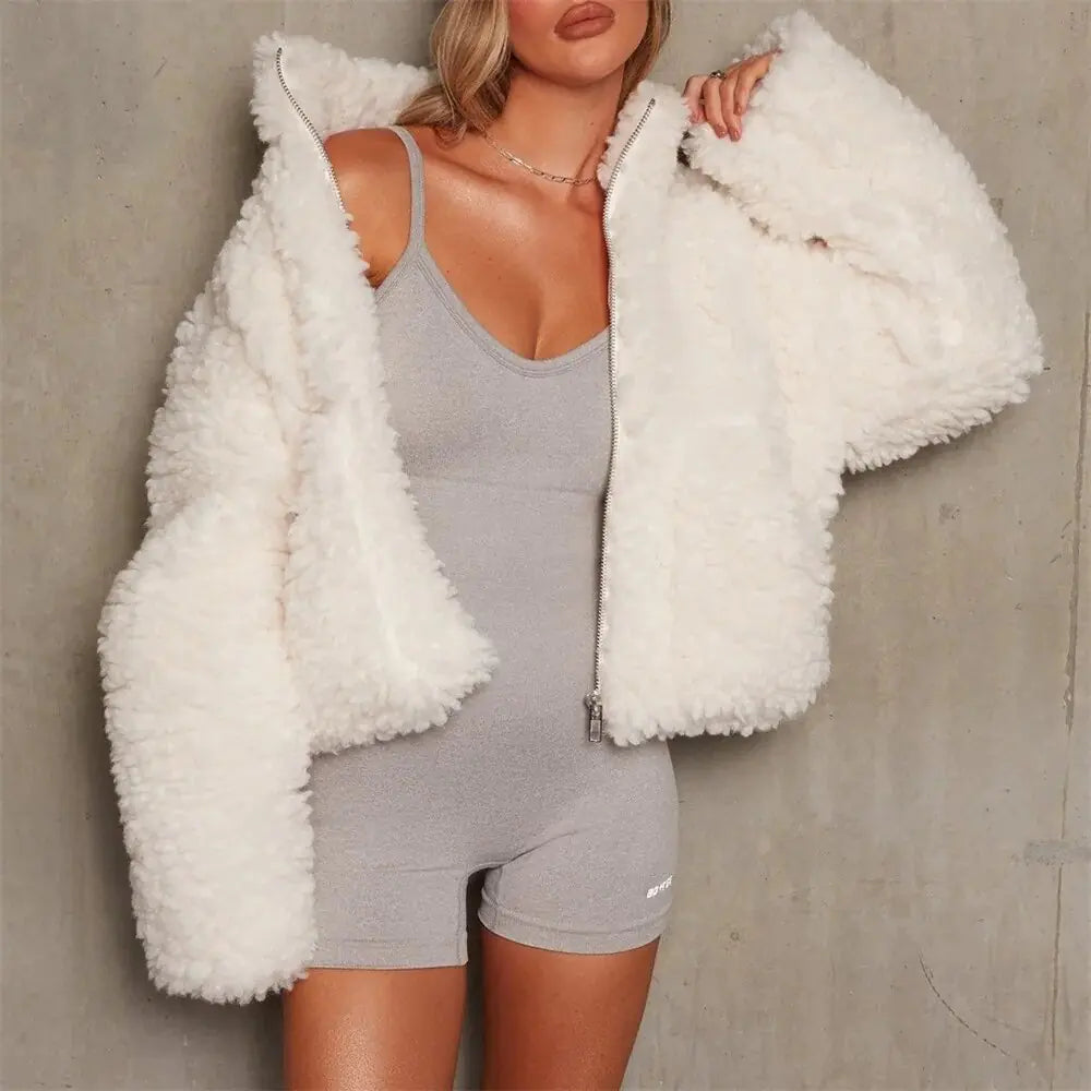 Lamb Wool Coat Jacket