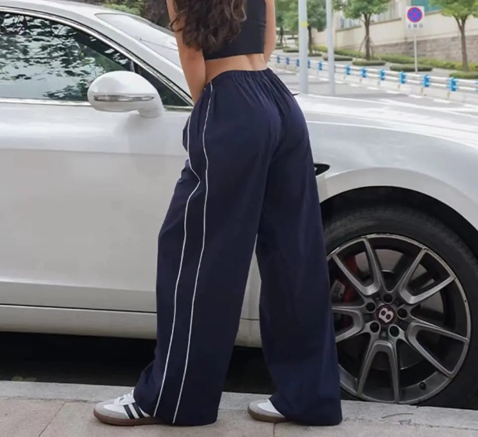 Boho-Chic Parachute Cargo Pants