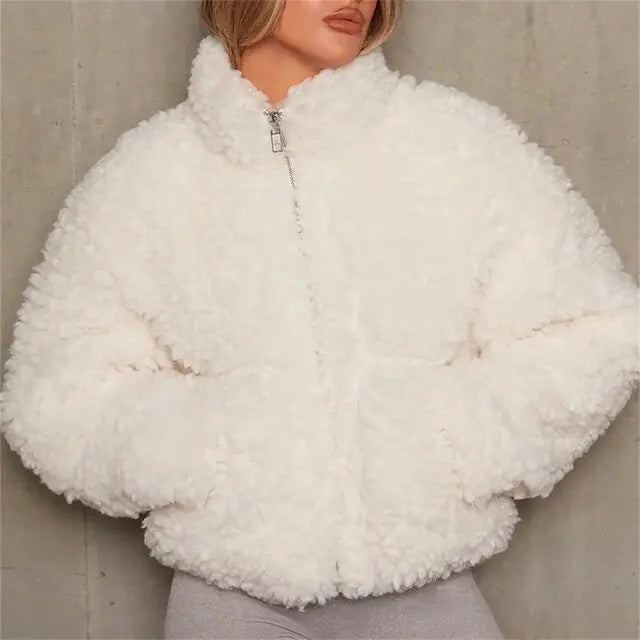Lamb Wool Coat Jacket