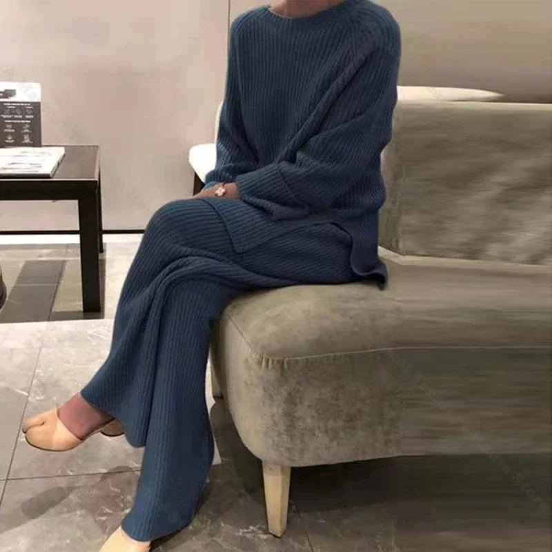 2022 Women's Knitted Sweater Suit