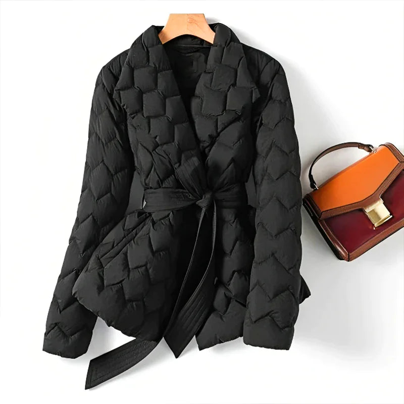 Silk Puffer Coat