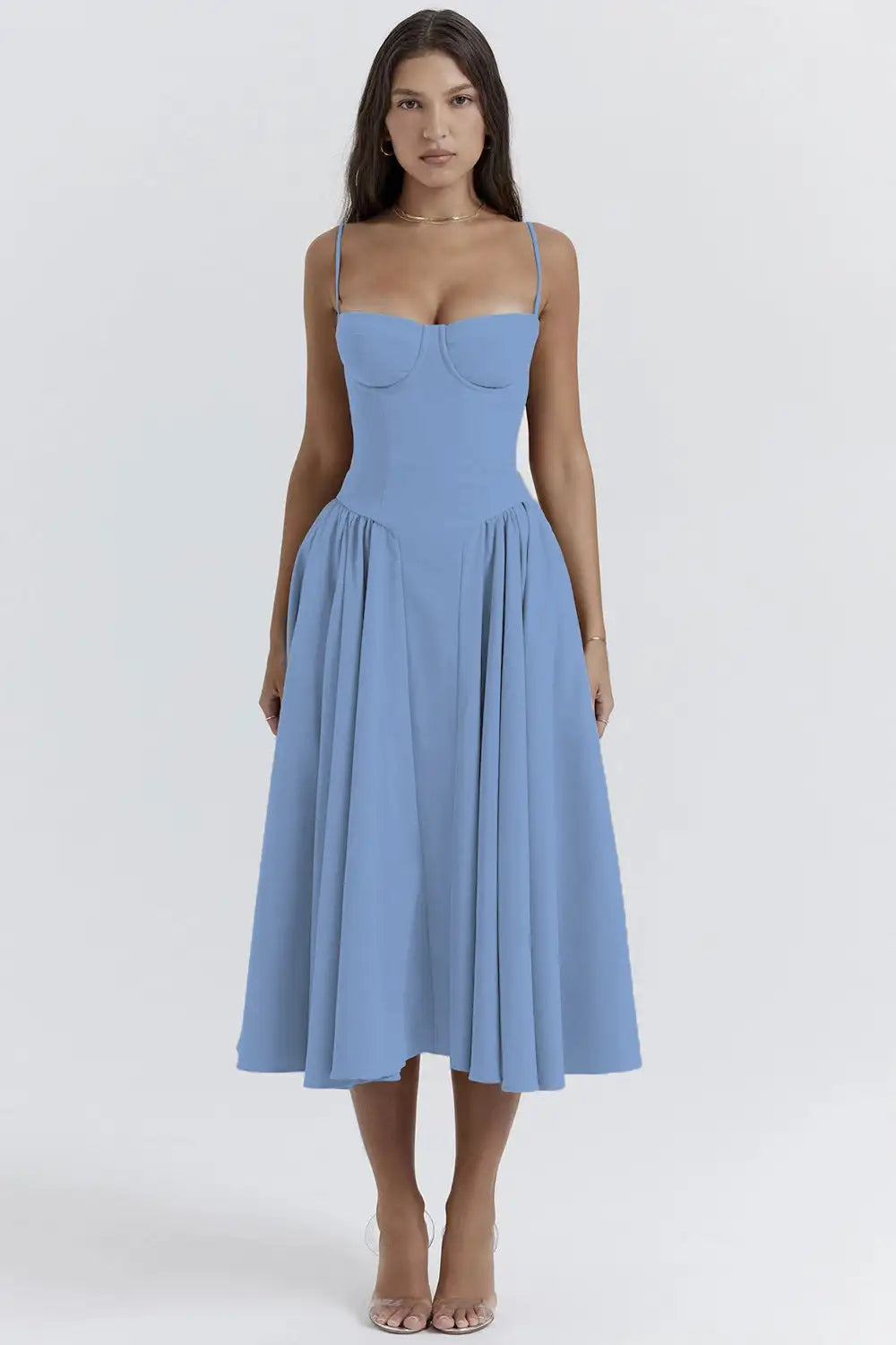 Chic Sleeveless Backless A-line Dress