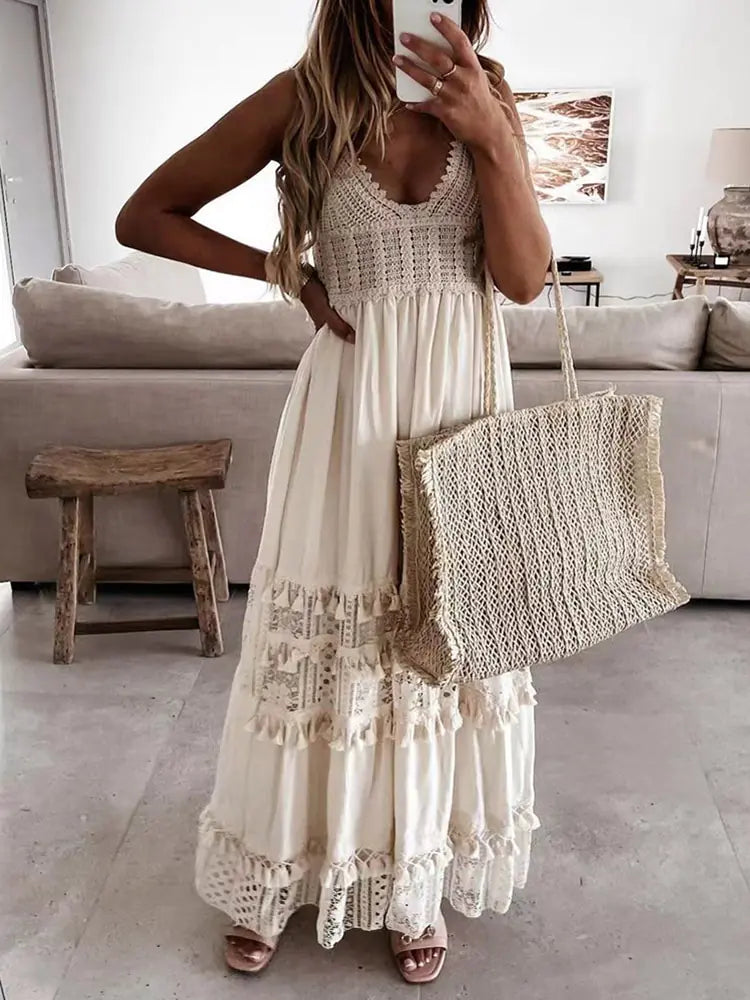 Casual Summer Lace Slim Dress