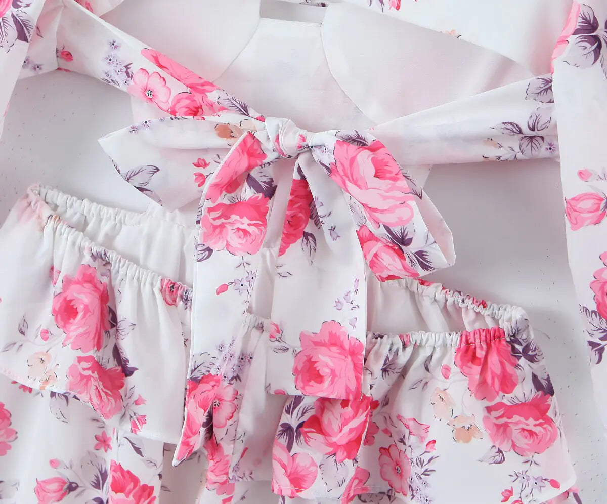 Pink Floral Dress