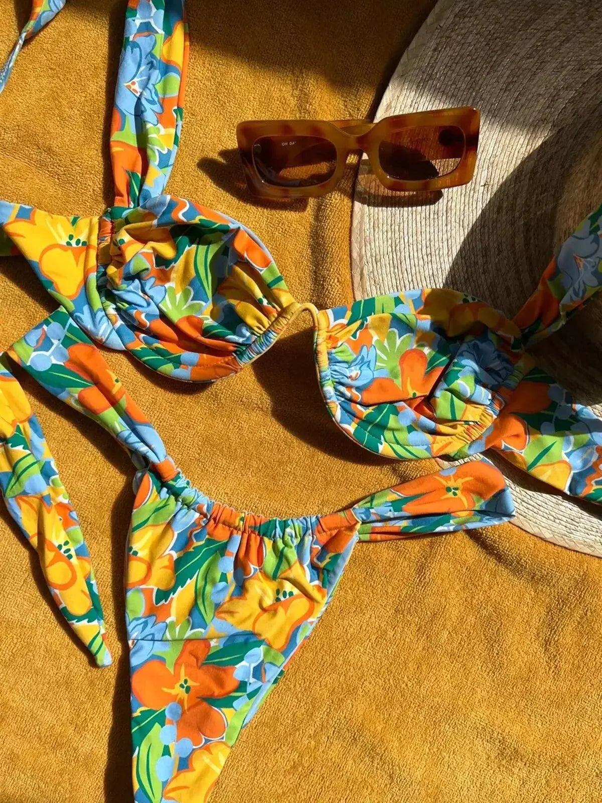 Radiant Brazilian Thong Bikini Set