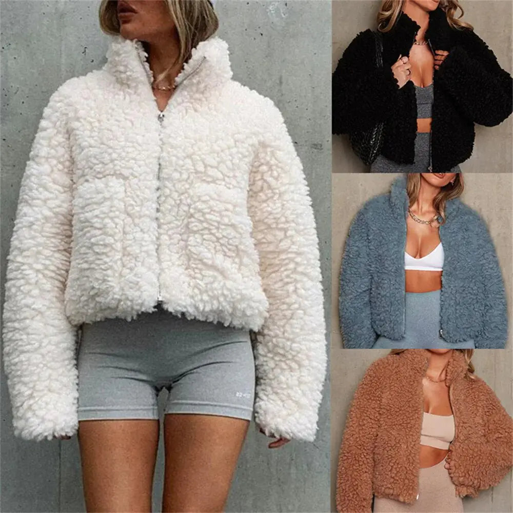 Lamb Wool Coat Jacket